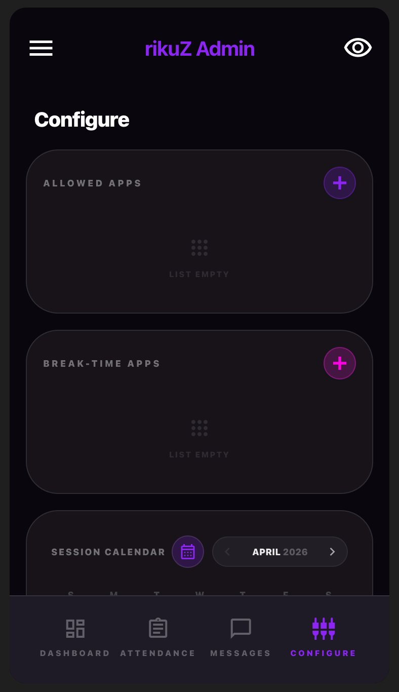 rikuZ Admin: Configure